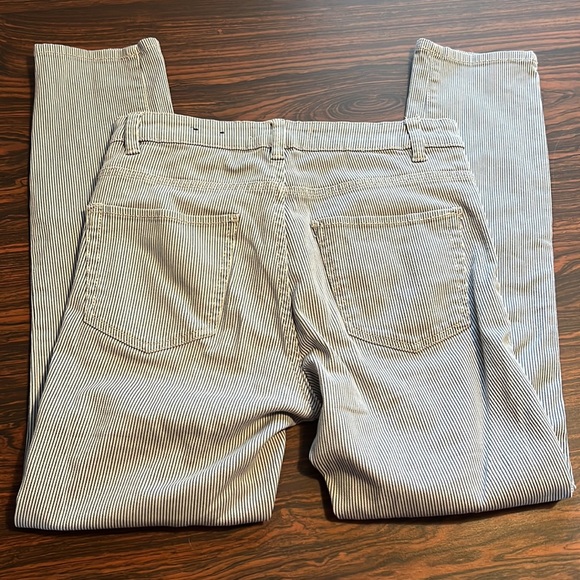 H&M L.O.G.G Hickory Striped Skinny Pants in Excellent Condition sz 6 - Picture 4 of 4